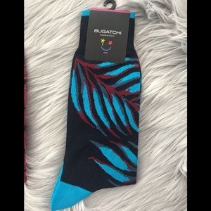 Bugatchi NWT Mens Socks Night Blue